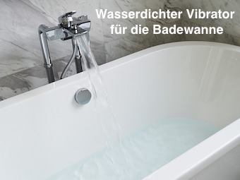 Wasserdichter Vibrator für die Badewanne